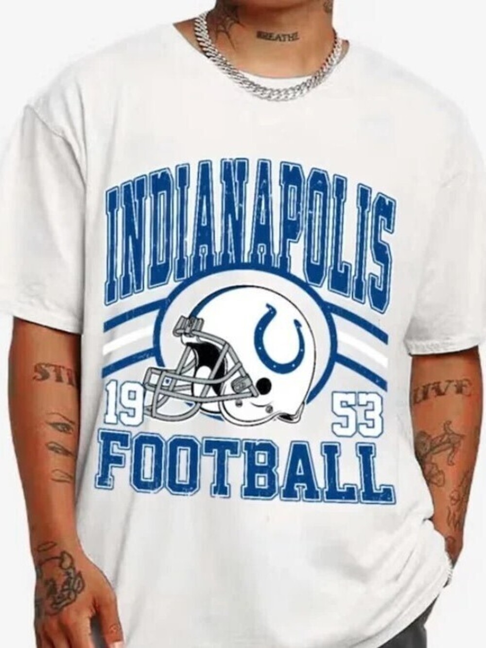Vintage Bootleg NFL Indianapolis Colts Crewneck  Trendy Game Day